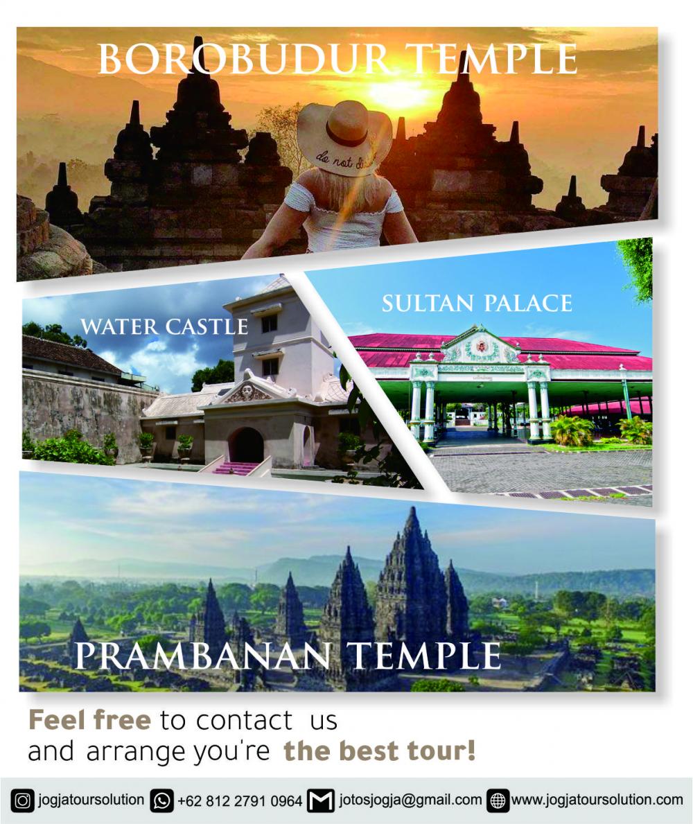 (Morning) Borobudur Temple - City Tour - (Sunset) Prambanan Temple