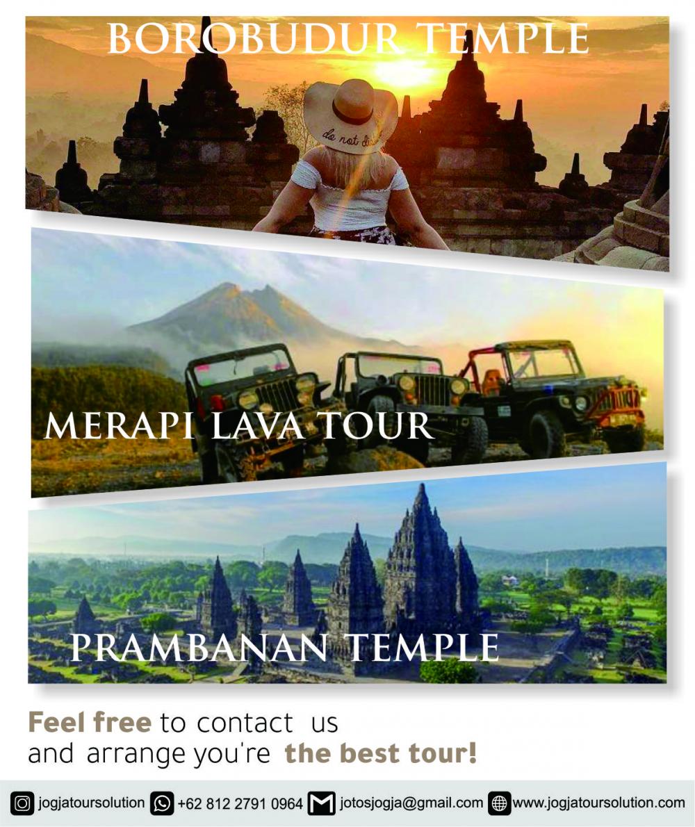 (Sunrise) Borobudur Temple - Merapi Lava Tour - Prambanan Temple
